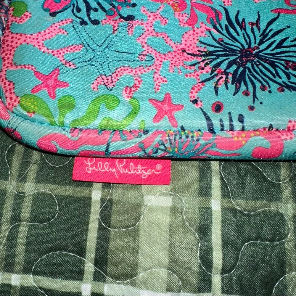 Lilly Pulitzer Pink and Blue Floral Tablet Sleeve